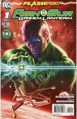 Flashpoint: Abin Sur-The Green Lantern 1 (2nd) published by DC with cover art by Felipe Massafera