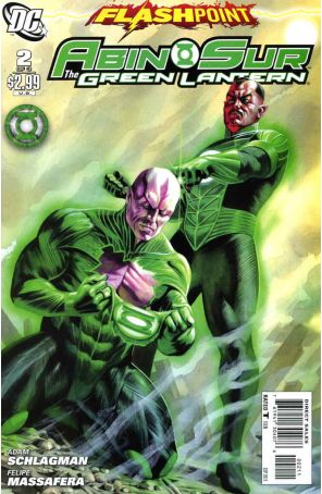 Flashpoint: Abin Sur-The Green Lantern 2 published by DC with cover art by Felipe Massafera
