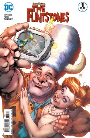 The Flintstones (DC) 1A published by DC with cover art by Ivan Reis