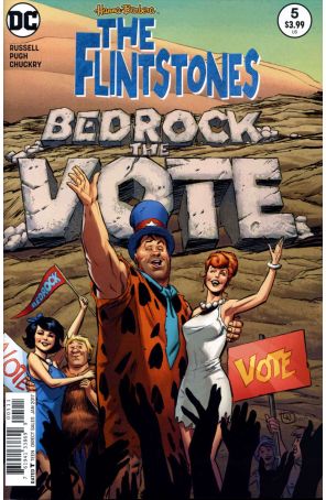 The Flintstones (DC) 5 published by DC with cover art by Lee Weeks