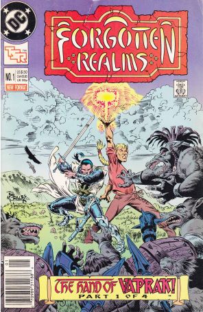 Forgotten Realms (DC) 1 (Newsstand) published by DC with cover art by Rags Morales