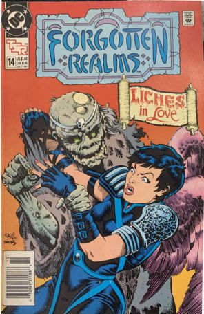 Forgotten Realms (DC) 14 (Newsstand) published by DC with cover art by Rags Morales