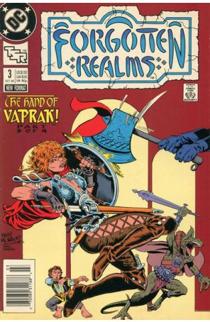Forgotten Realms (DC) 3 (Newsstand) published by DC with cover art by Rags Morales