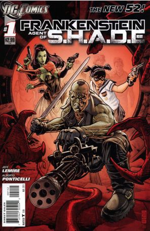 Frankenstein, Agent of S.H.A.D.E. 1 (2nd) published by DC with cover art by J.G. Jones