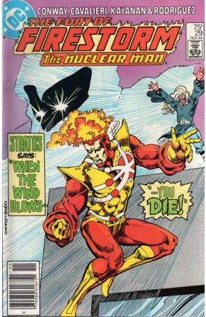 The Fury of Firestorm 29 (Newsstand) published by DC with cover art by Rafael Kayanan