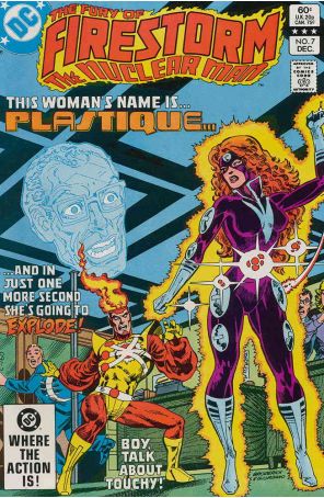 The Fury of Firestorm 7 published by DC with cover art by Pat Broderick
