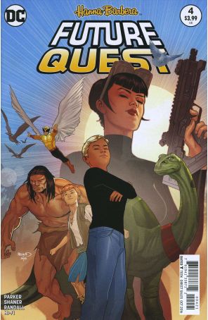 Future Quest 4A published by DC with cover art by Paul Renaud