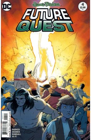 Future Quest 4 published by DC with cover art by Evan Shaner