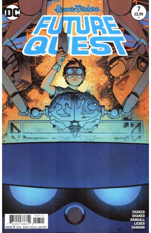 Future Quest 7 published by DC with cover art by Evan Shaner