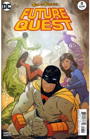 Future Quest 8 published by DC with cover art by Evan Shaner