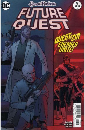 Future Quest 9 published by DC with cover art by Evan Shaner
