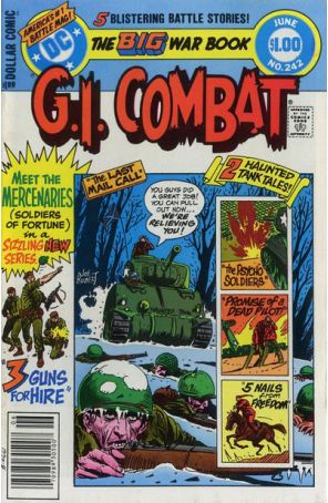 G.I. Combat 242 (Newsstand) published by DC with cover art by Joe Kubert