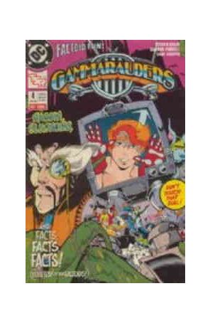 Gammarauders 4 published by DC with cover art by Gordon purcell
