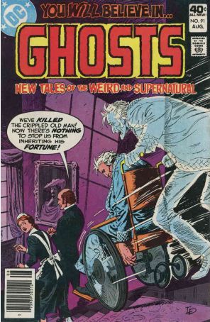 Ghosts 91 published by DC with cover art by Luis Dominguez