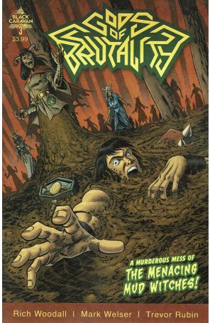 Gods of Brutality 3 published by Black Caravan with cover art by Mark Welser