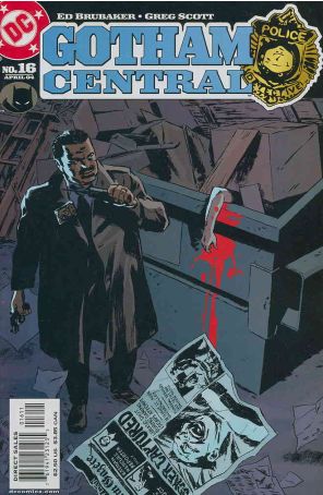 Gotham Central 16 published by DC with cover art by Michael Lark