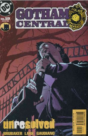 Gotham Central 19 published by DC with cover art by Michael Lark