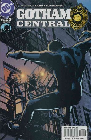 Gotham Central 23 published by DC with cover art by Michael Lark