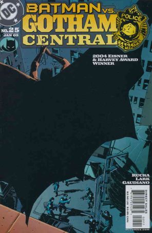 Gotham Central 25 published by DC with cover art by Michael Lark