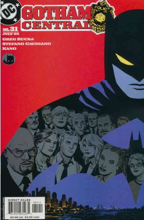 Gotham Central 31 published by DC with cover art by Cliff Chiang