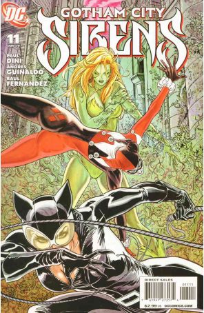 Gotham City Sirens 11 published by DC with cover art by Guillem March