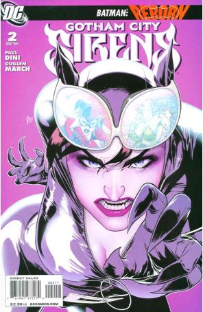 Gotham City Sirens 2 published by DC with cover art by Guillem March