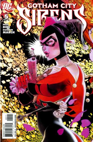 Gotham City Sirens 5 published by DC with cover art by Guillem March
