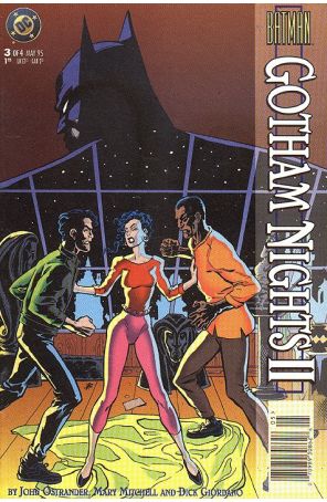Gotham Nights II 3 (Newsstand) published by DC with cover art by Bret Blevins