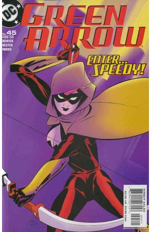 Green Arrow (2nd Series) 45 published by DC with cover art by Marcos Martin