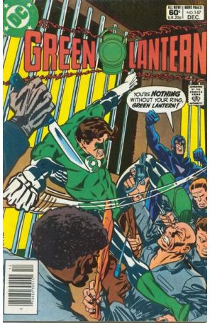 Green Lantern (2nd Series) 147 (Newsstand) published by DC with cover art by Joe Staton
