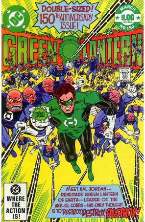 Green Lantern (2nd Series) 150 published by DC with cover art by Joe Staton