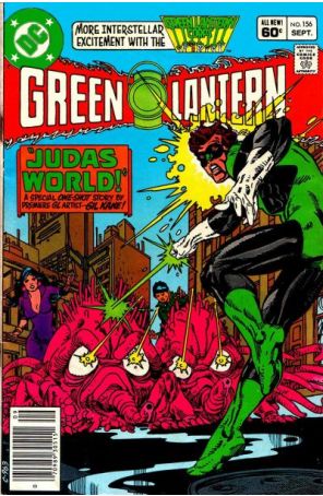 Green Lantern (2nd Series) 156 (Newsstand) published by DC with cover art by Gil Kane