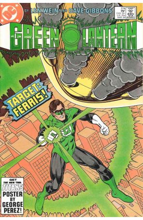 Green Lantern (2nd Series) 174 published by DC with cover art by Dave Gibbons
