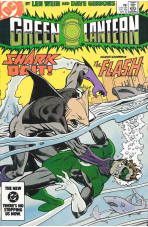 Green Lantern (2nd Series) 175 published by DC with cover art by Dave Gibbons