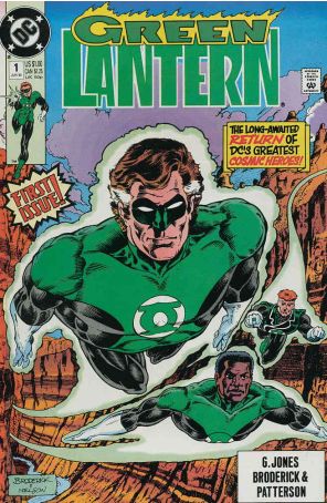 Green Lantern (3rd Series) 1 published by DC with cover art by Pat Broderick