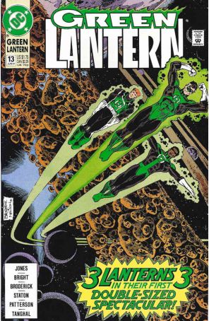 Green Lantern (3rd Series) 13 published by DC with cover art by Pat Broderick
