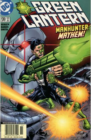 Green Lantern (3rd Series) 130 (Newsstand) published by DC with cover art by Darryl Banks