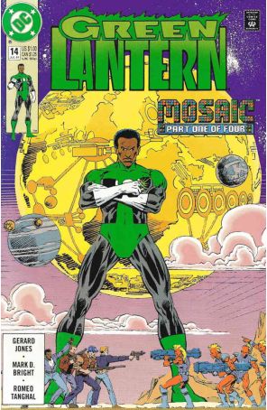 Green Lantern (3rd Series) 14 published by DC with cover art by Mark D. Bright