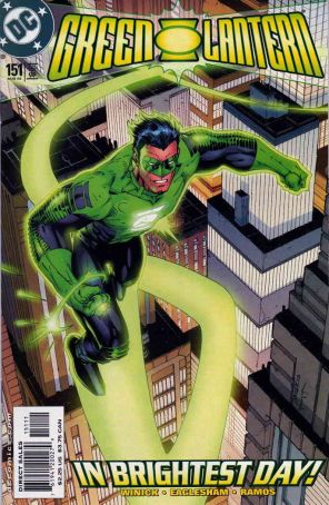 Green Lantern (3rd Series) 151 published by DC with cover art by Jim Lee