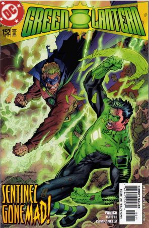 Green Lantern (3rd Series) 152 published by DC with cover art by Jim Lee