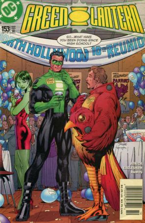 Green Lantern (3rd Series) 153 (Newsstand) published by DC with cover art by Jim Lee