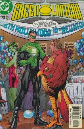 Green Lantern (3rd Series) 153 published by DC with cover art by Jim Lee