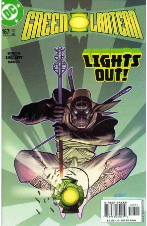Green Lantern (3rd Series) 167 published by DC with cover art by Ariel Olivetti