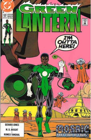 Green Lantern (3rd Series) 17 published by DC with cover art by Mark D. Bright