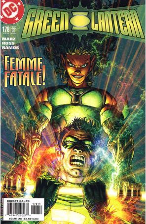 Green Lantern (3rd Series) 178 published by DC with cover art by Brandon Peterson