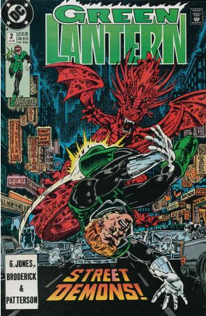 Green Lantern (3rd Series) 2 published by DC with cover art by Pat Broderick
