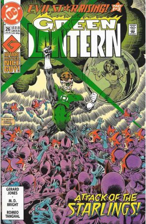 Green Lantern (3rd Series) 26 published by DC with cover art by Mark D. Bright