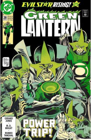 Green Lantern (3rd Series) 28 published by DC with cover art by Mark D. Bright