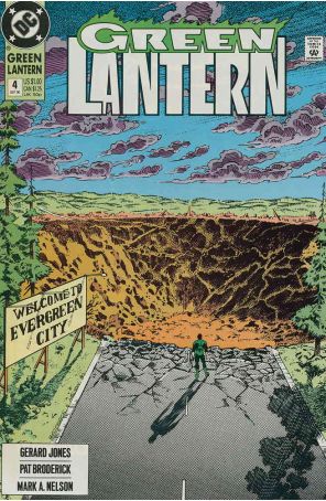 Green Lantern (3rd Series) 4 published by DC with cover art by Pat Broderick