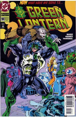 Green Lantern (3rd Series) 56 published by DC with cover art by Darryl Banks